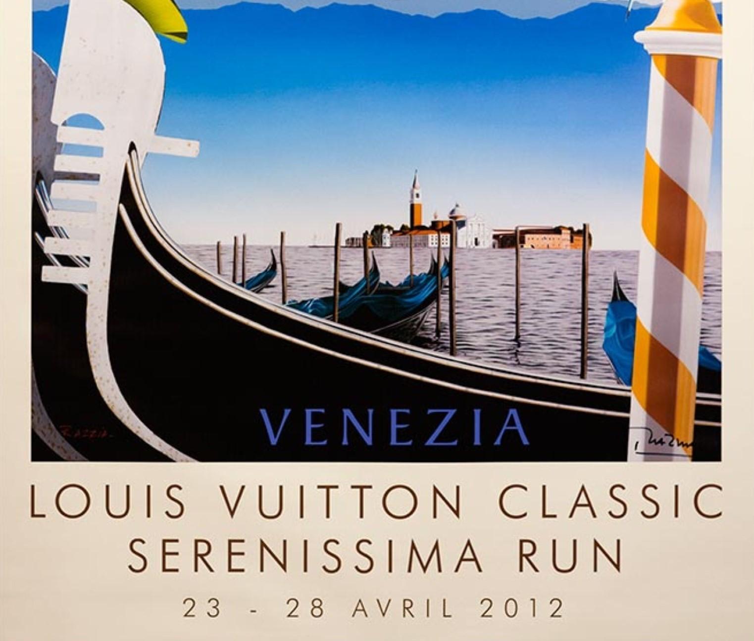 Louis Vuitton Classic 2012 hand signed Monaco Venezia - Contemporary Print by Razzia (Gérard Courbouleix–Dénériaz)