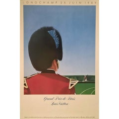 Original 1989 Grand Prix de Paris Louis Vuitton Poster by Razzia