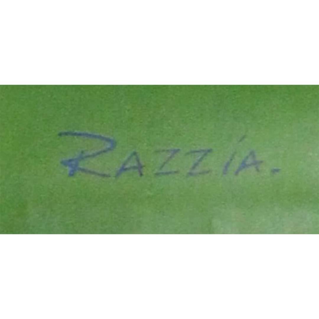 Original 1998 poster by Razzia Concours automobiles classiques et Louis Vuitton - Gray Print by Razzia (Gérard Courbouleix–Dénériaz)