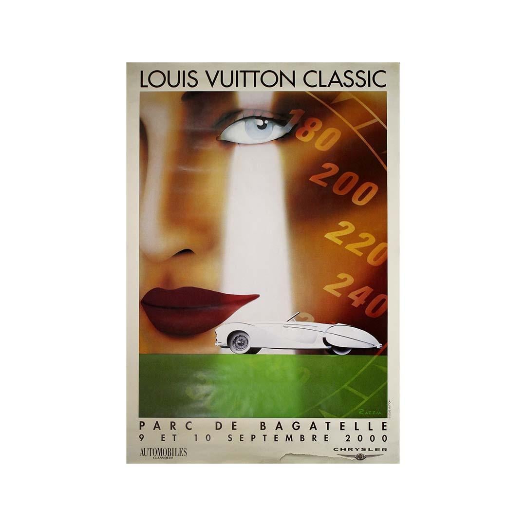Original 2000 poster by Razzia - Louis Vuitton classic - Print by Razzia (Gérard Courbouleix–Dénériaz)