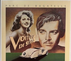 Original Louis Vuitton - Parc du Bagatelle 1991, handsigniert, auf Leinenunterlage