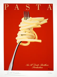 Razzia Limited Edition Hand Signed and Numbered Poster for Pasta 2007
