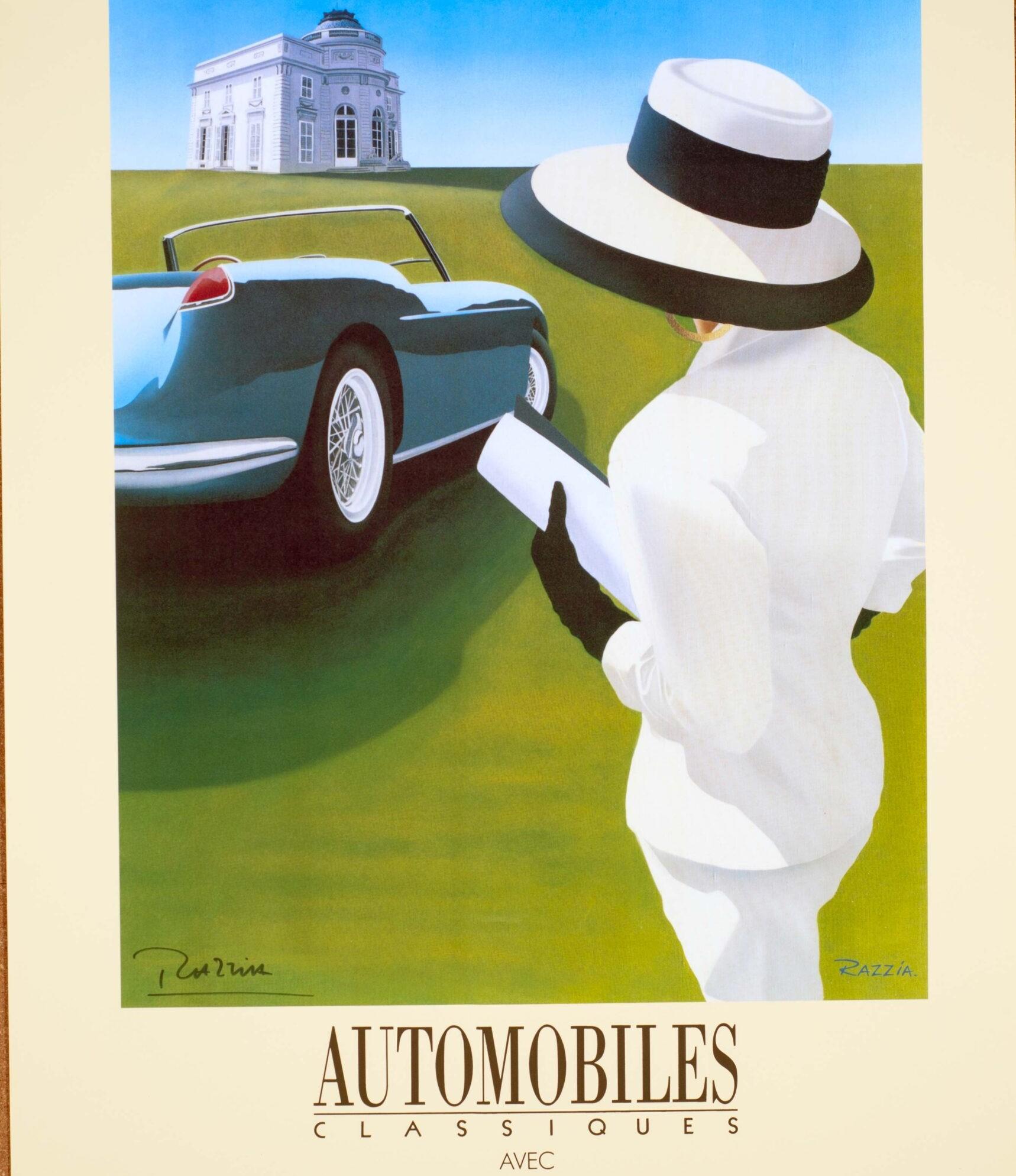 Razzia Louis Vuitton Parc de Bagatelle 1989 hand signed original - Contemporary Print by Razzia (Gérard Courbouleix–Dénériaz)