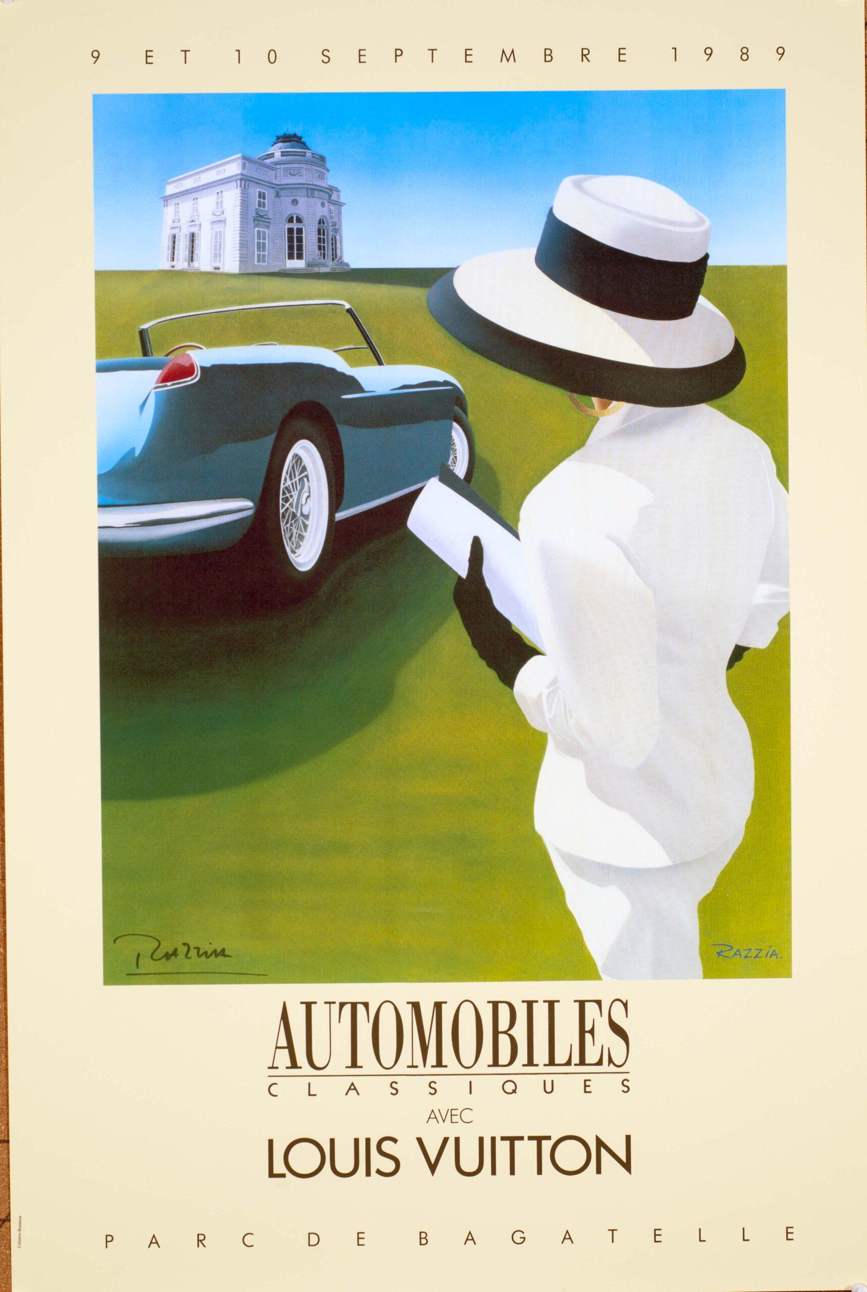 Razzia Louis Vuitton Parc de Bagatelle 1989 hand signed original