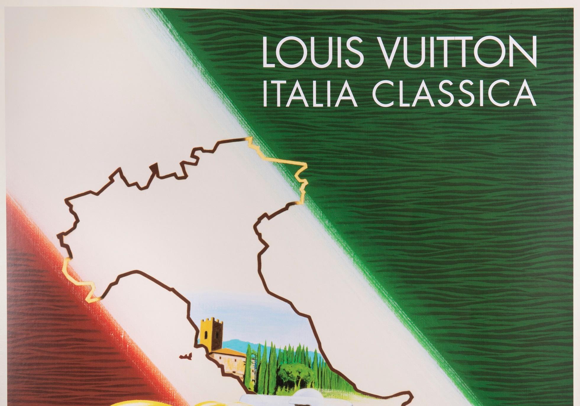 Modern Razzia, Original Louis Vuitton Classic Tuscany, Car Race, Italy, 1995  For Sale