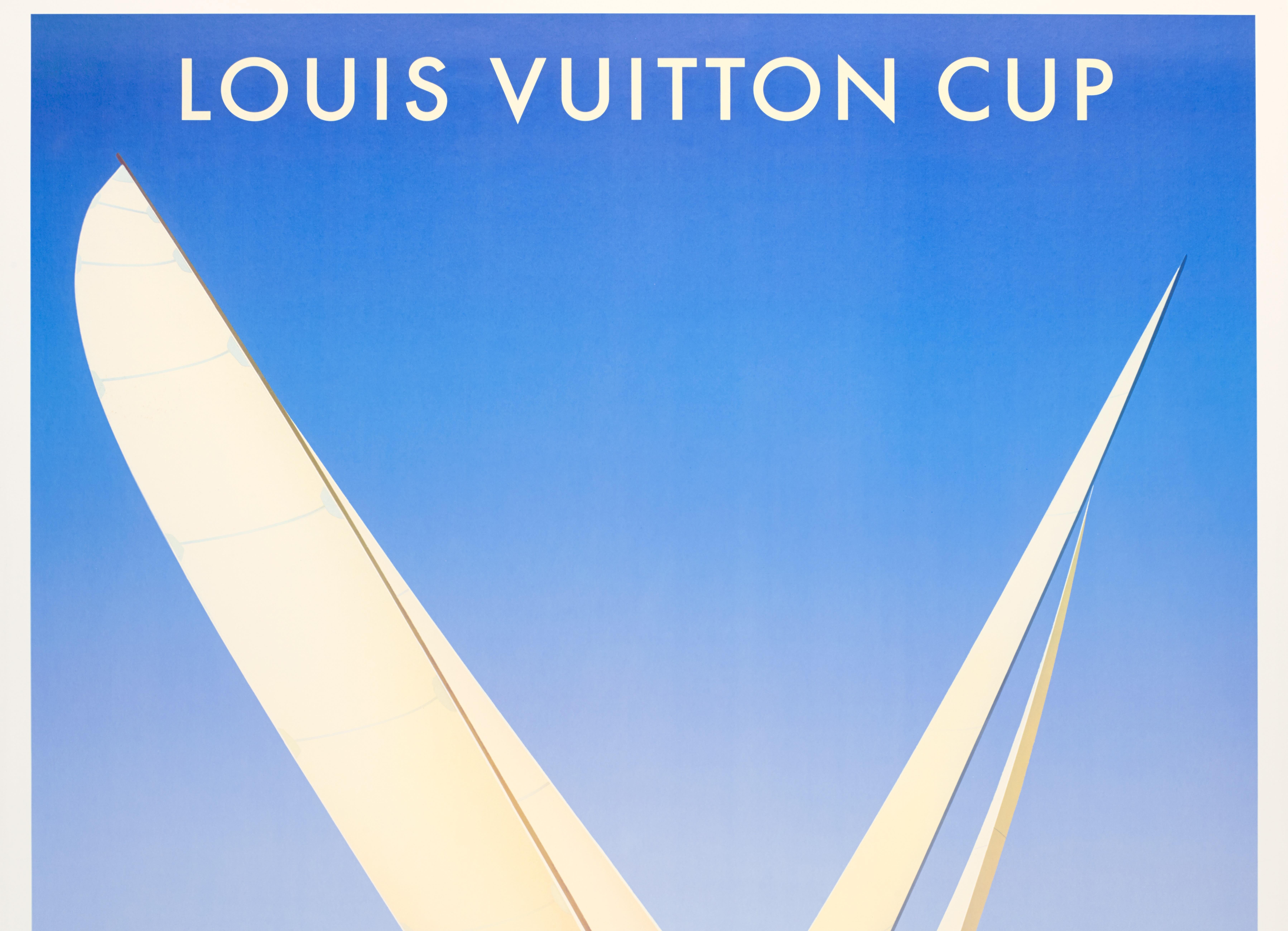 Razzia, Original Louis Vuitton Bootsposter, Auckland, Neuseeland, Segelschiff, 2002

Künstler: Razzia
Titel: Louis Vuitton Cup - Neuseeland - Oktober 2002 - Januar 2003
Datum: 2002
Größe (B x H): 48 x 60,2 in / 122 x 153 cm
MATERIALIEN und