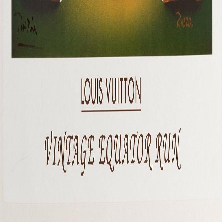 French Razzia, Original Louis Vuitton Classic Car Poster, Singapore, Kuala Lumpur, 1993