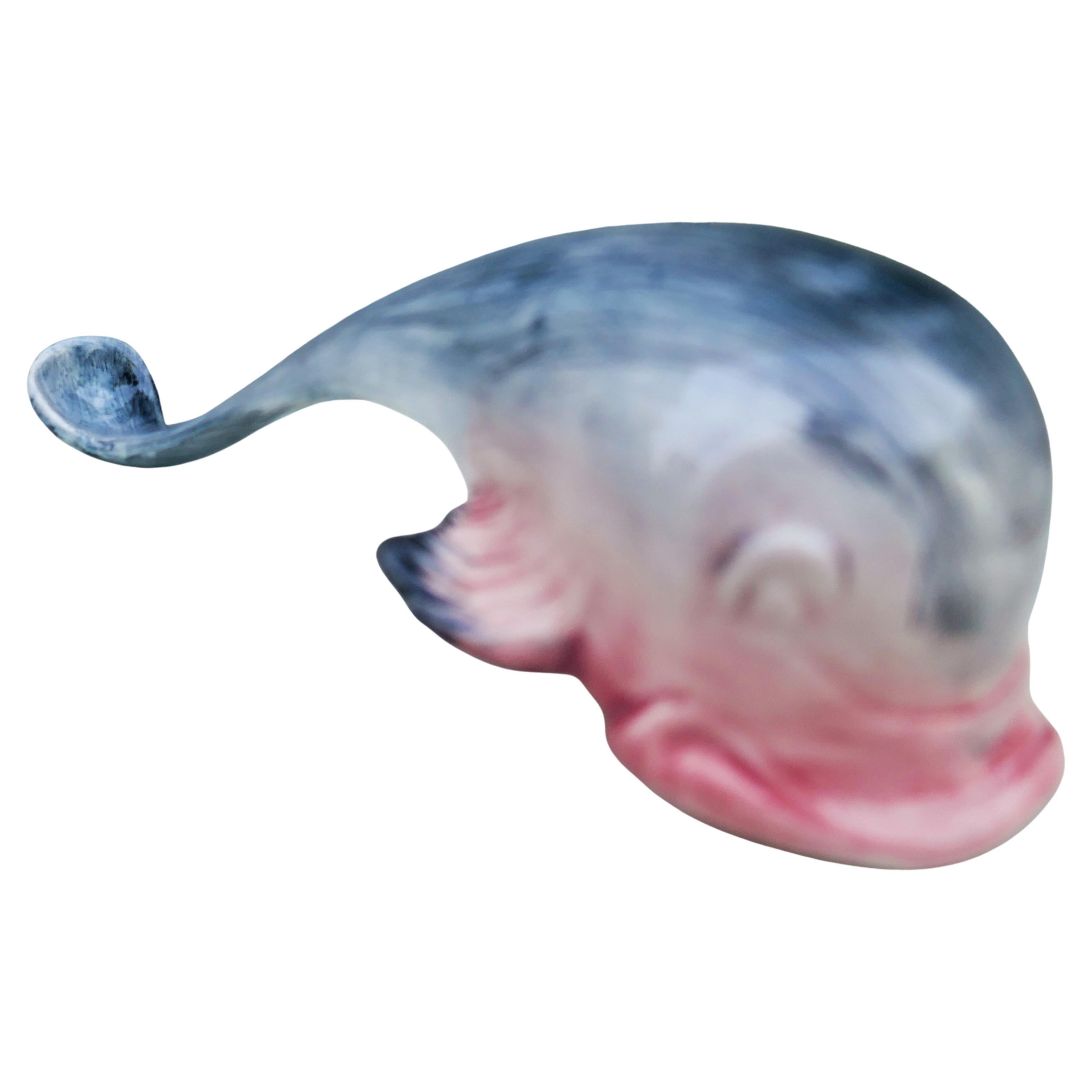 RB Blanche - Service de table six pièces avec louche en forme de poisson en vente 1