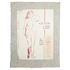 R.B. Kitaj, Cutie, 17/70, Siebdruck 1974, Kitaj