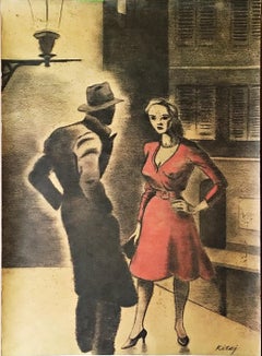 Femme de Peuple II (signée à la main et inscrite au poète Robert Duncan)