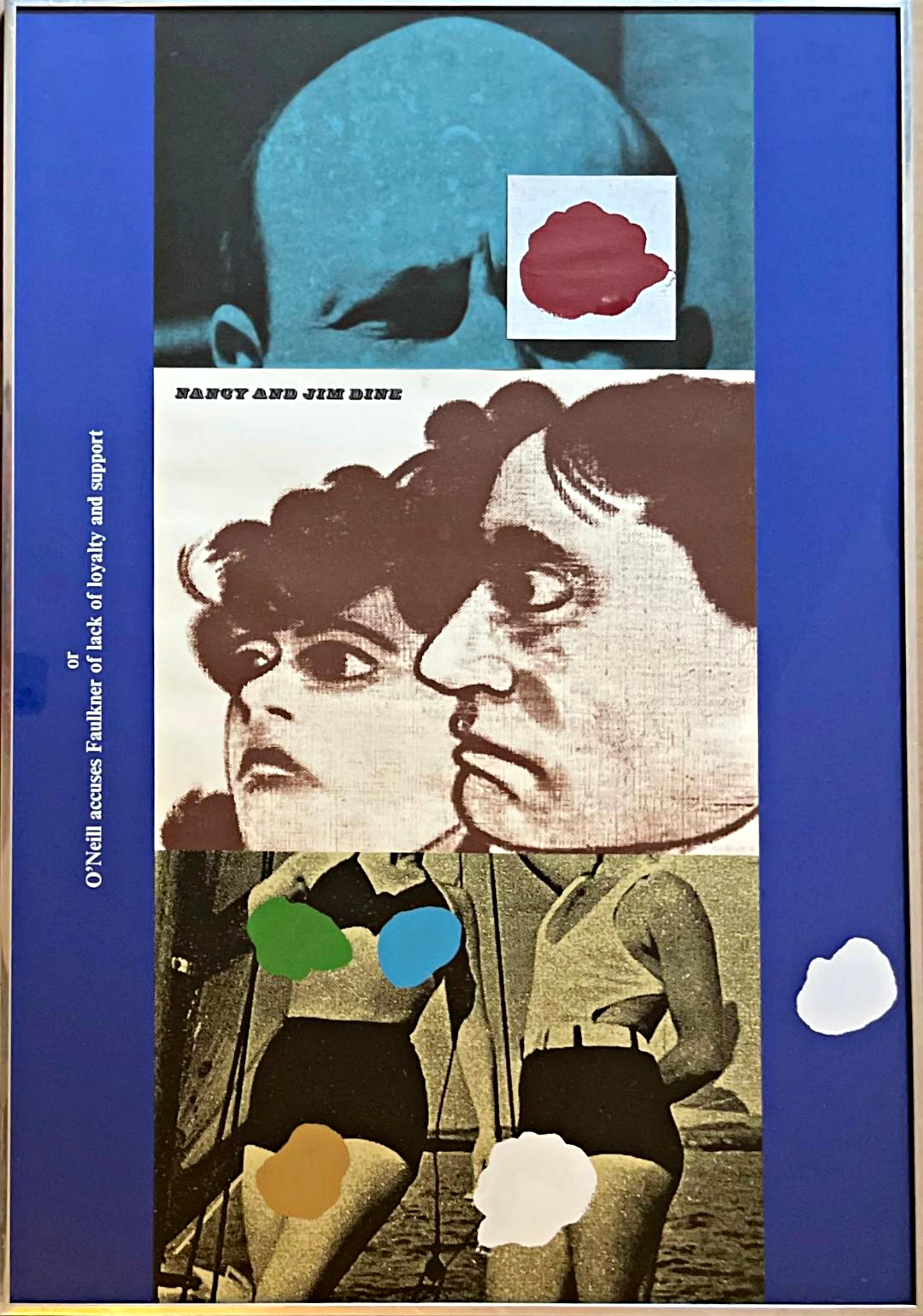 O'Neill accuses Faulkner of lack of loyalty and support (Nancy & Jim Dine) - Print by R.B. Kitaj