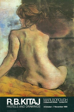 R.B. Kitaj 'Pastels and Drawings' 1980 Vintage