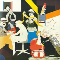 R.B. Kitaj 'The Ohio Gang' Offset Print Exhibition Poster, 1980s