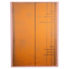R.B. Kitaj, The Adding Machine, 63/70 Siebdruck 1972