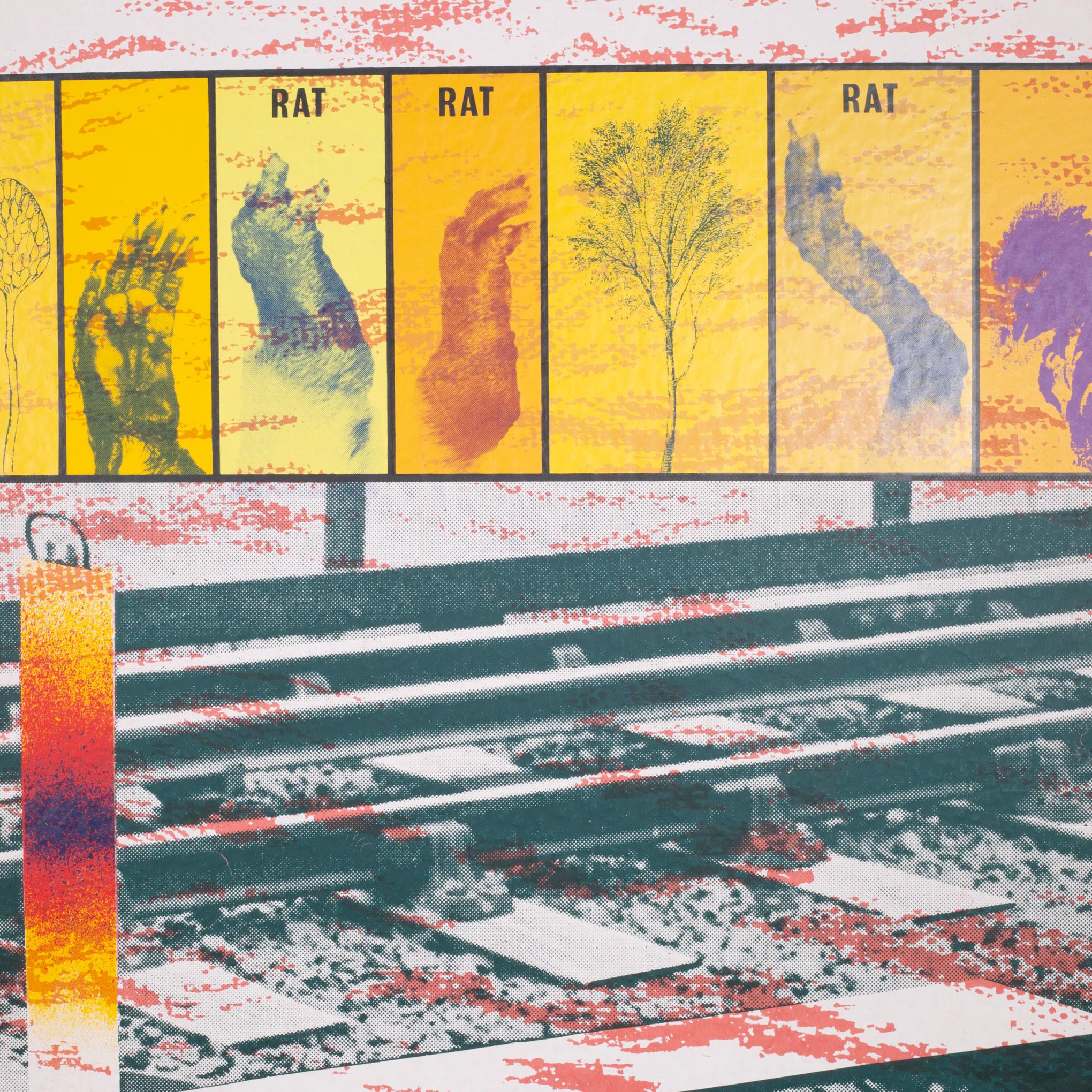 À PROPOS DE 
R.B. Kitaj, La valeur culturelle de la peur, de la méfiance et de l'hypocondrie. Sérigraphie
Edition de 70
Signé au crayon en bas à droite.
Sans cadre. 
Lithographie en couleur sur différents types de papier. 

    CRÉATEUR R.B. Kitaj,