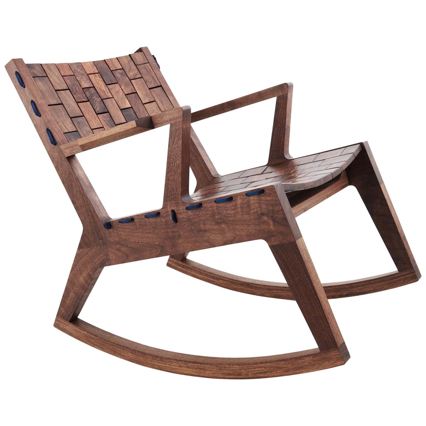 RB Rocking Chair, Modern Woodsport Rocker Handcrafted in Walnut For ...