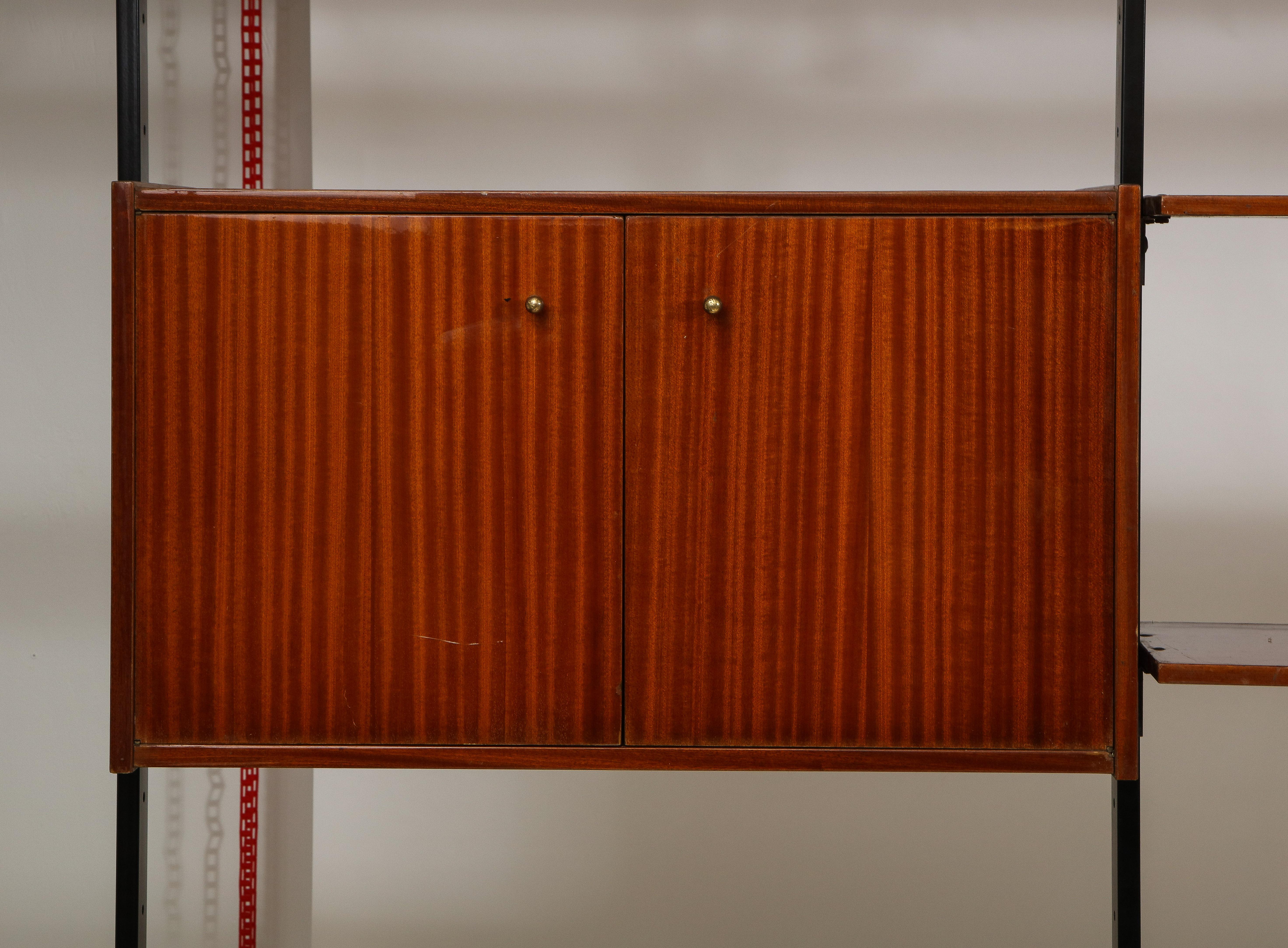 Mid-Century Modern RB Rossana Multi-Storage Shelving Unit in the Style of Ico Parisi, Italy, 1960s
