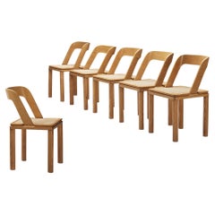 RB Rossana Set of Six Dining Chairs in Cane and Ash