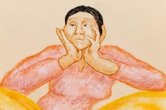 Natural Beauty, Framed Modern Lithograph by RC Gorman