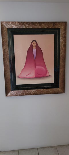 R.C. Gorman Lithograph Red Bird