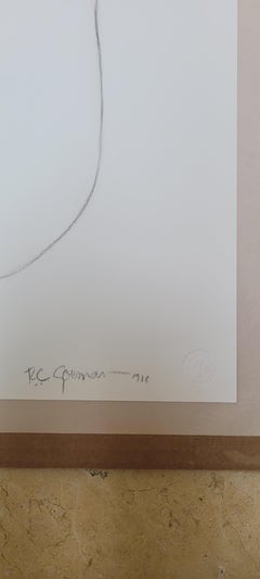 R.C. Gorman original oil pastel - 1986