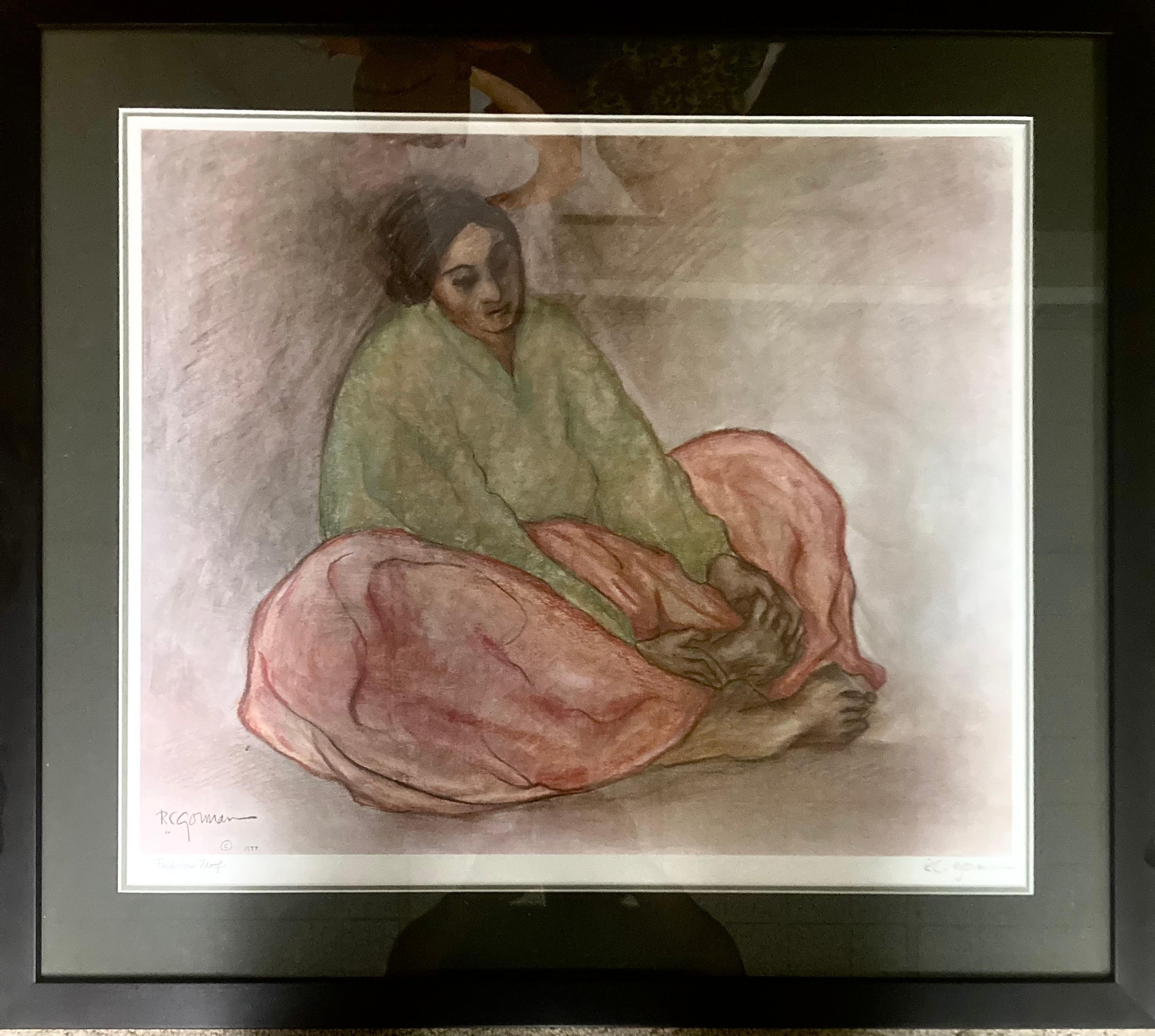 “Indian Woman”  - Print by R.C. Gorman