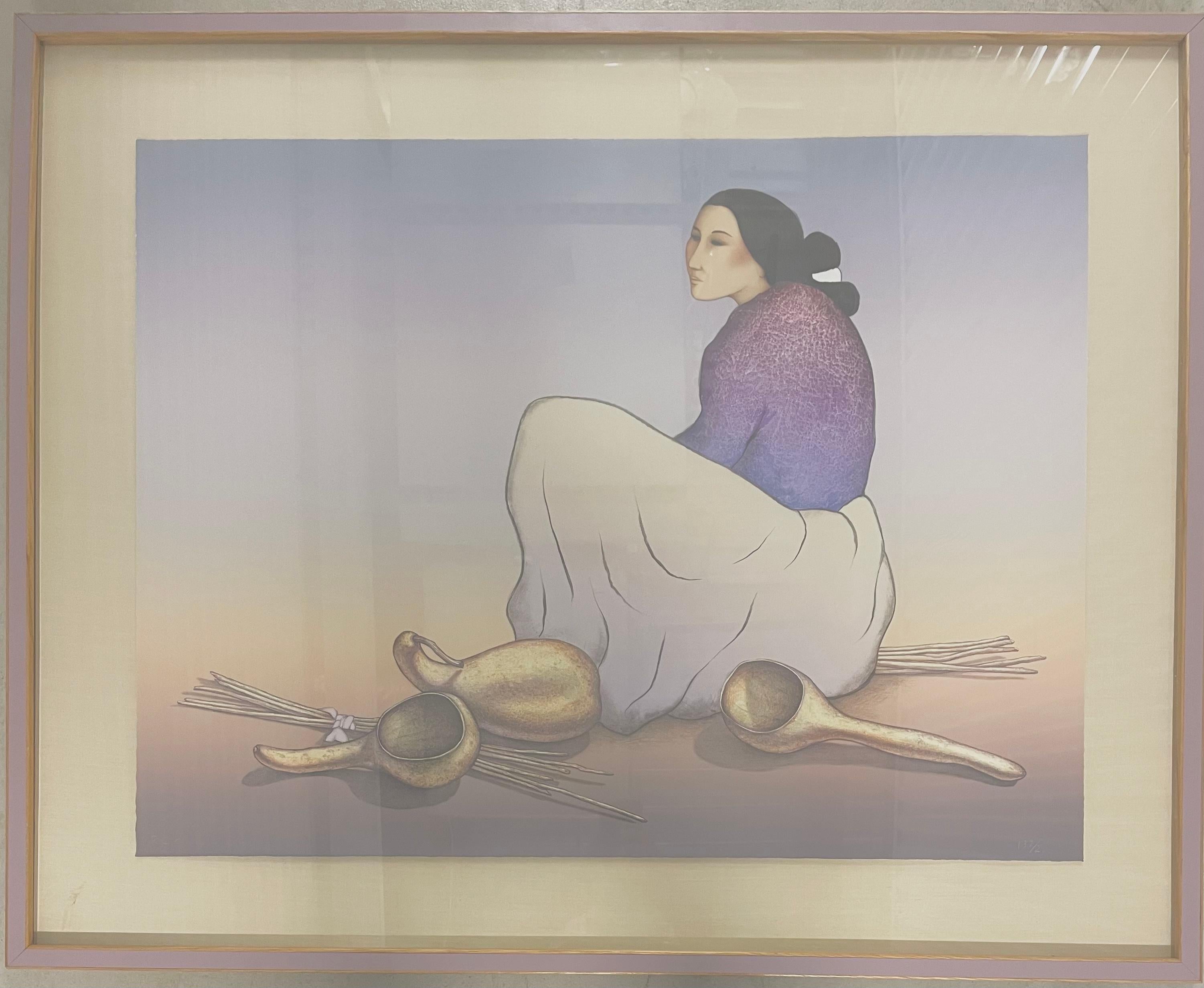 “Ladelmaker” - Print by R.C. Gorman
