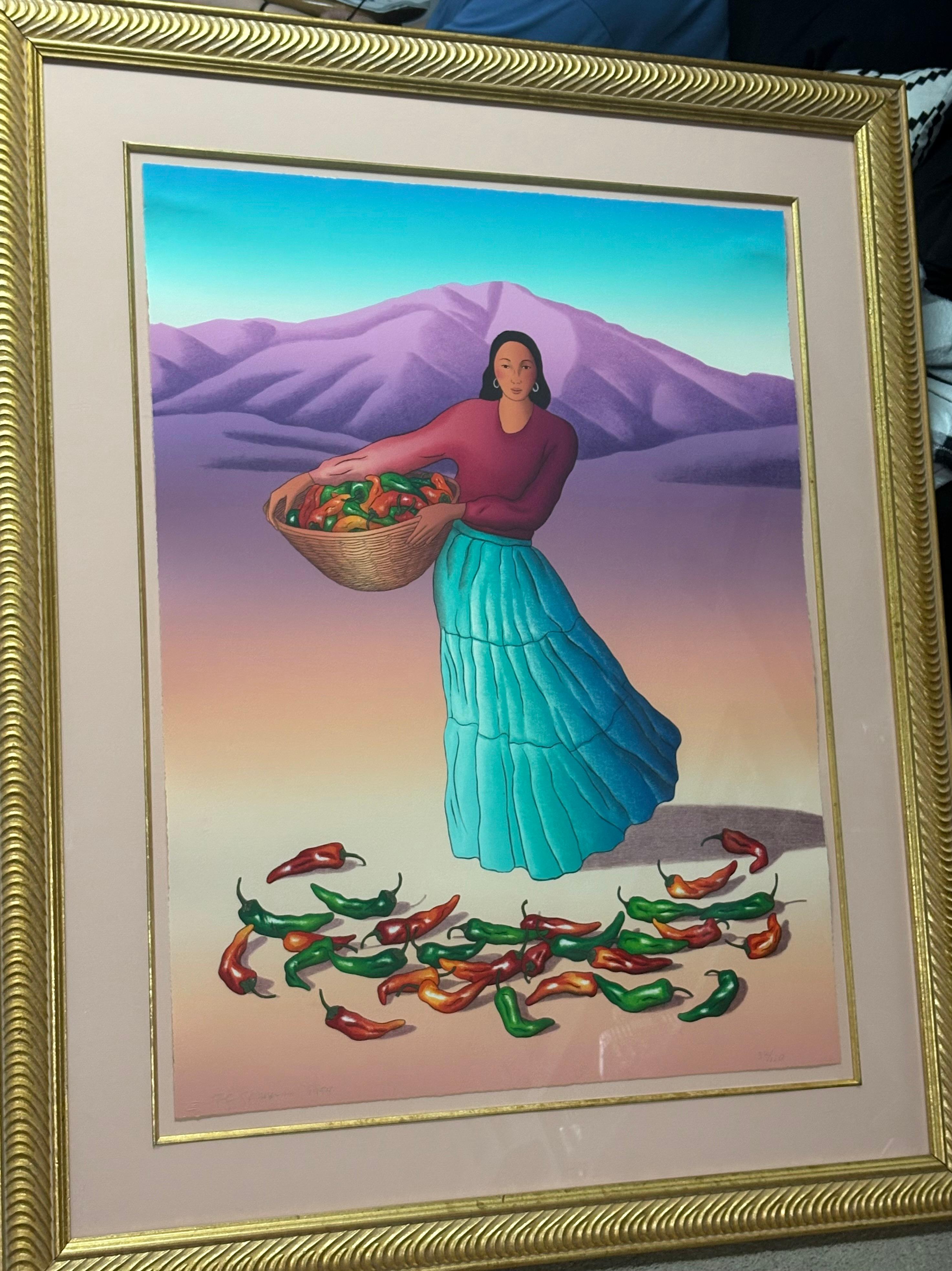 
R.C Gorman original lithograph “

” signed and numbered

In good condition

Measures 47x38