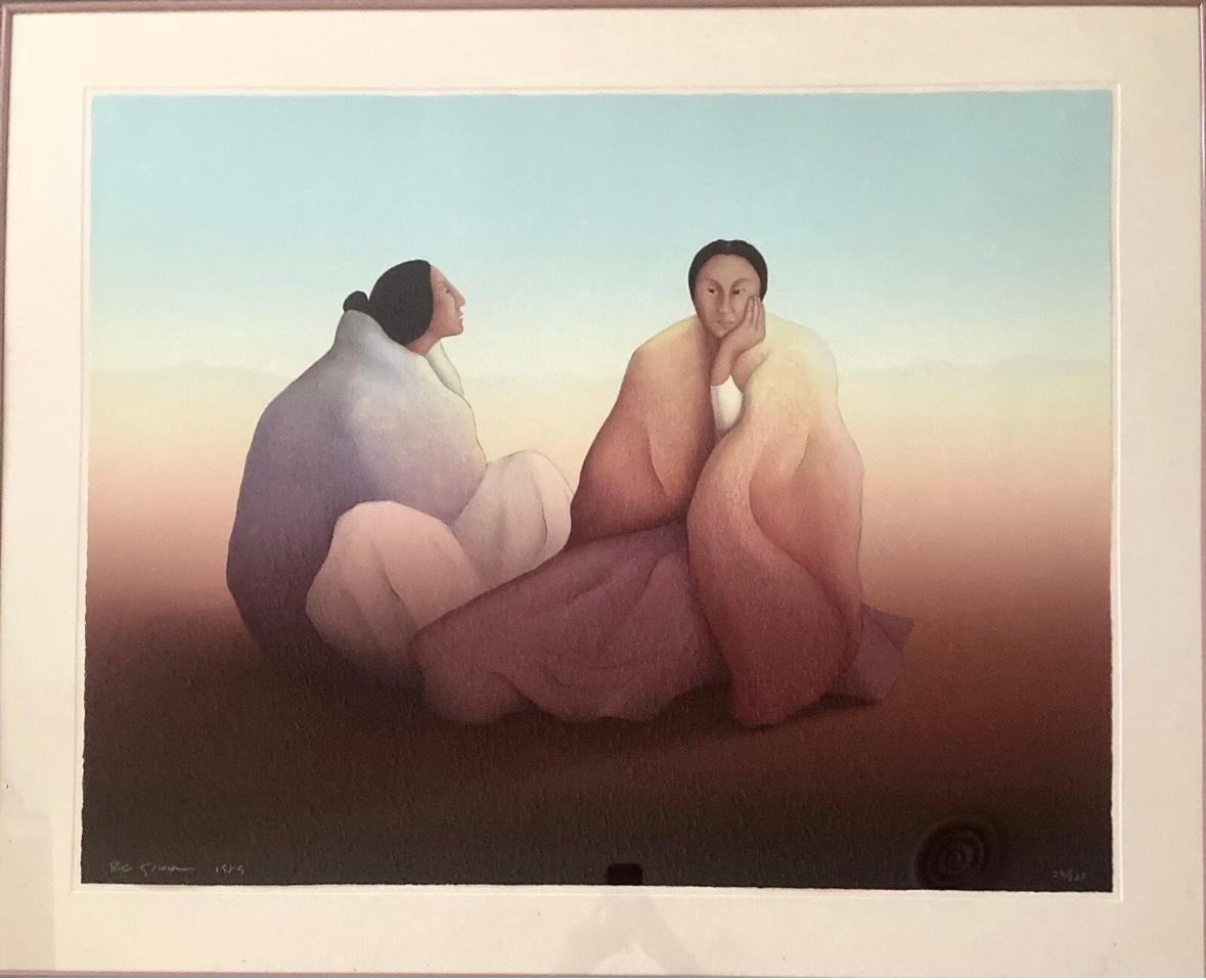 “Two Seated Woman”