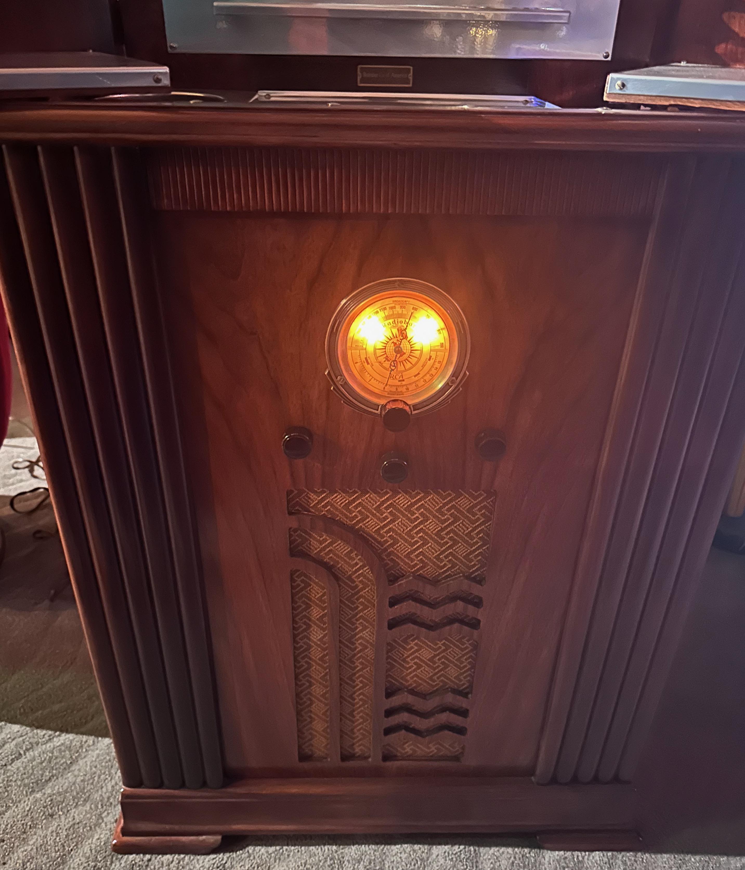 RCA Radiobar 1935 Bluetooth Seltenes frühes Modell restauriert 1