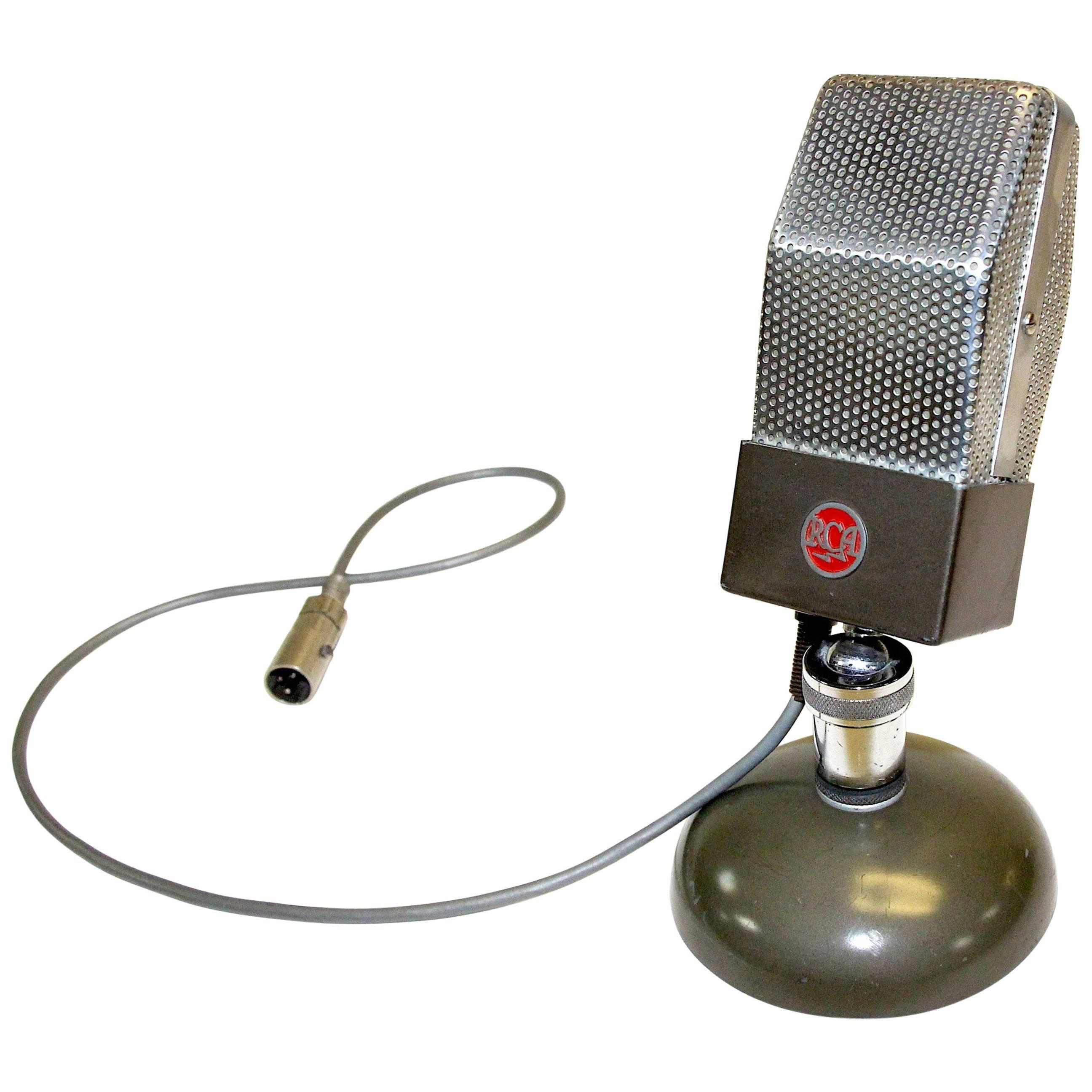 RCA Vintage Studio Microphone, Original, Iconic, circa 1930 as Display Sculpture For Sale