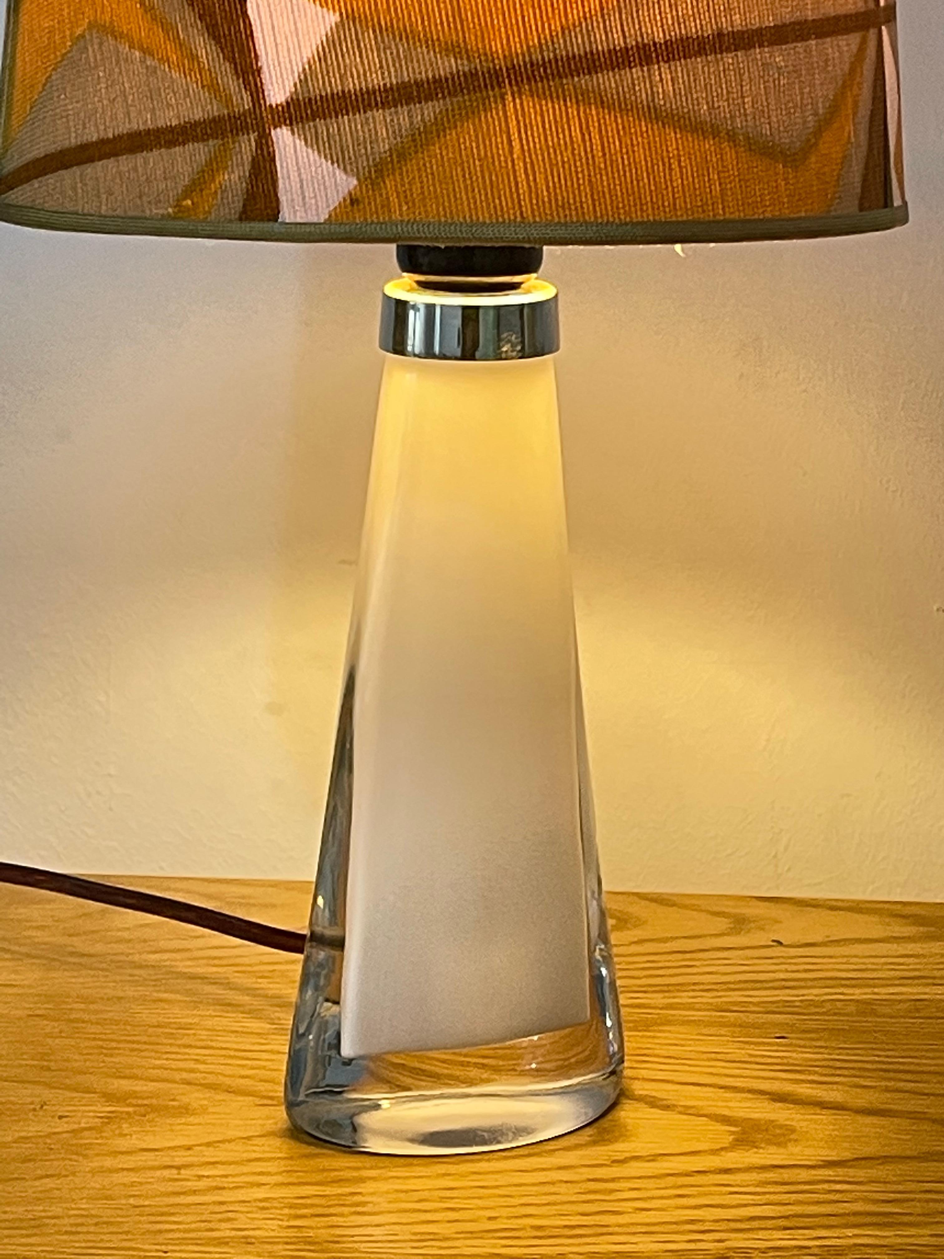 Lampe de table RD 1566 de Carl Fagerlund pour Orrefors, années 1950 2