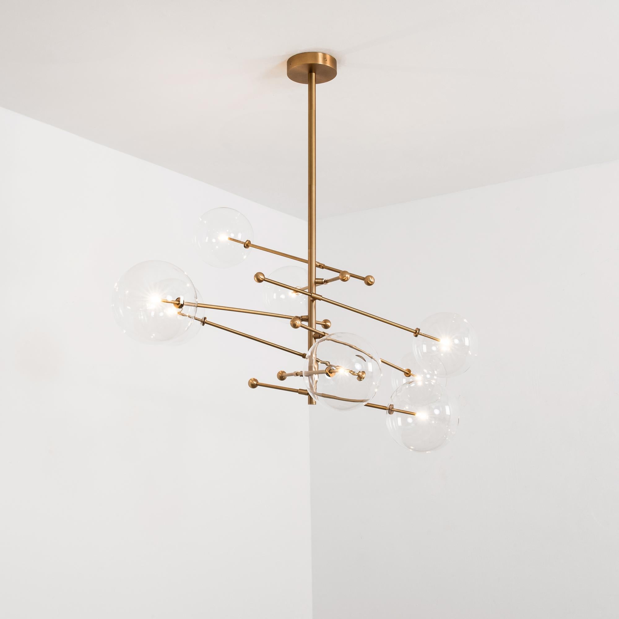 Contemporary RD15 8 Arms Chandelier by Schwung For Sale