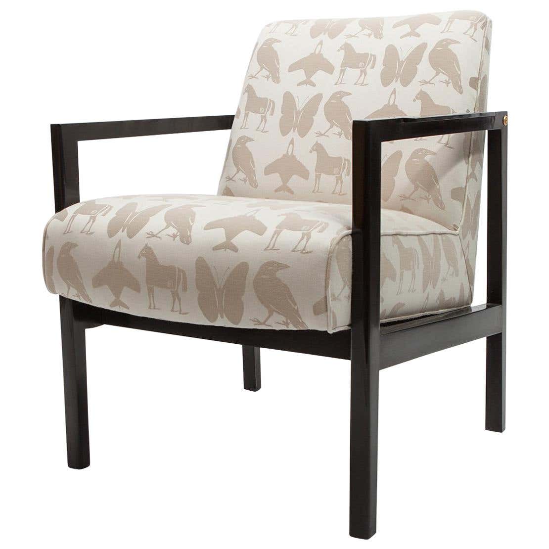 Re: 264 Floor Model Lounge Chairs with Black Buff Lacquered Frames For ...