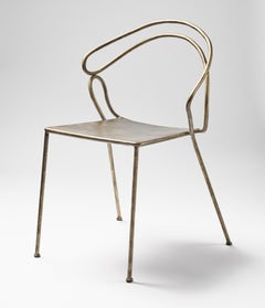 "RE-BIS" Contemporary Handmade Solid Iron Chair