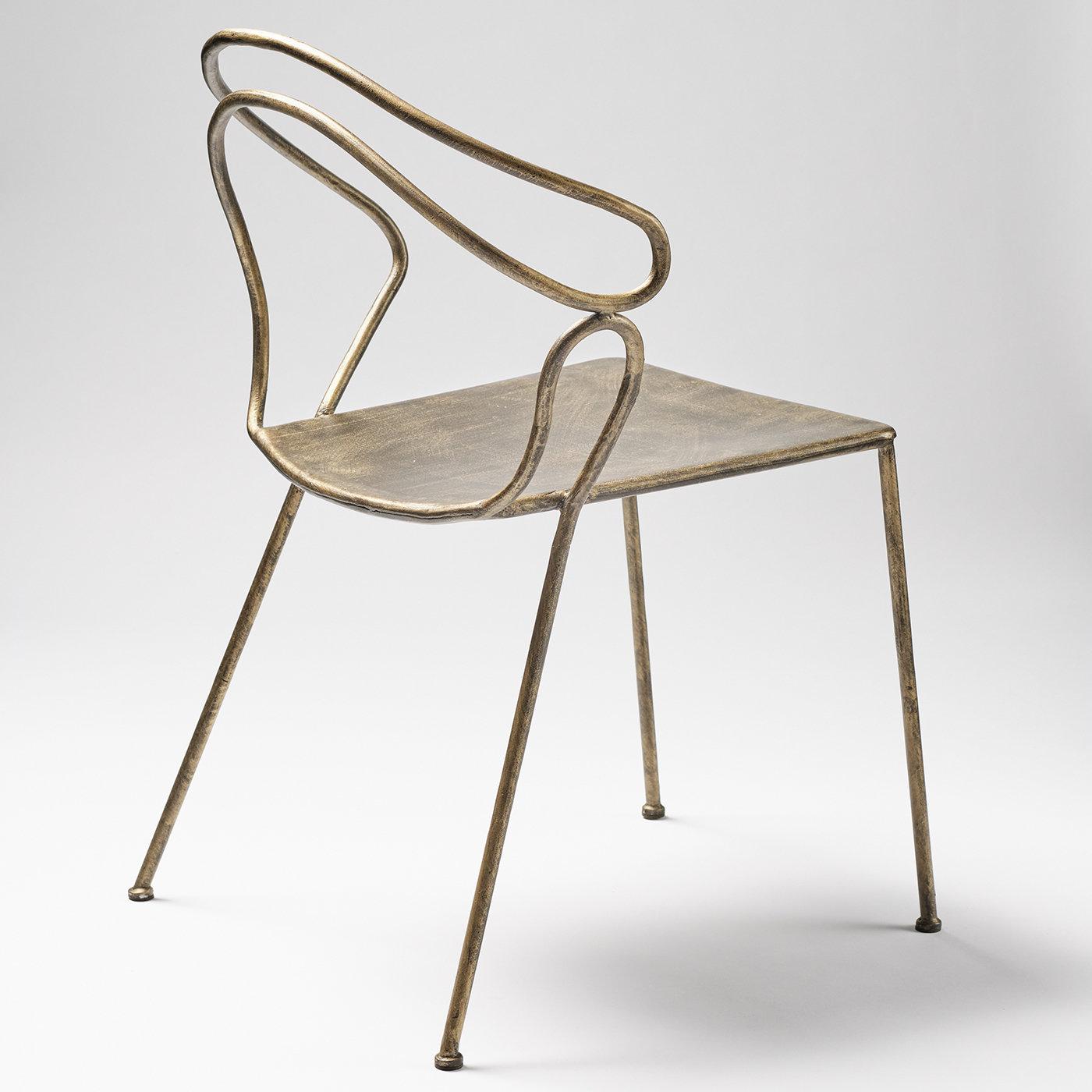 Re-Bis Iron Chair by Antonio Saporito In New Condition For Sale In Milan, IT