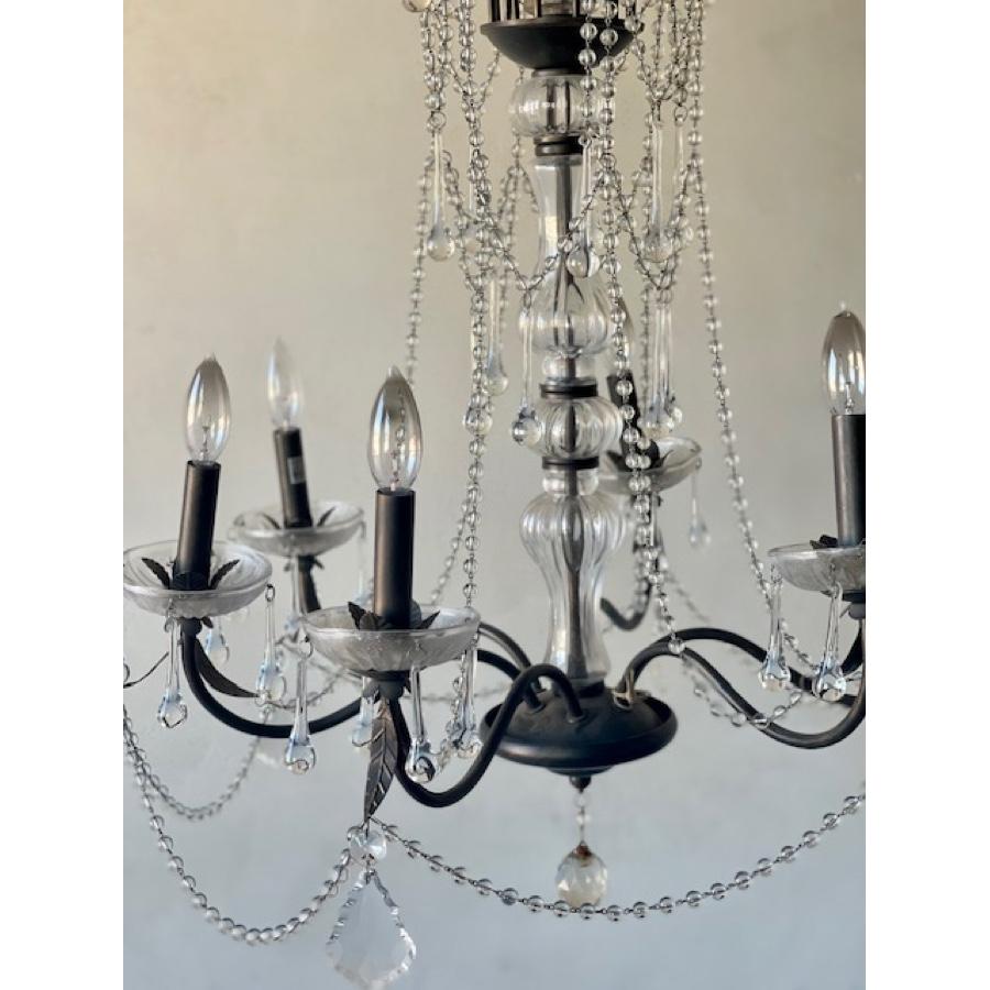20th Century Re-Edition Crystal Chandelier For Sale