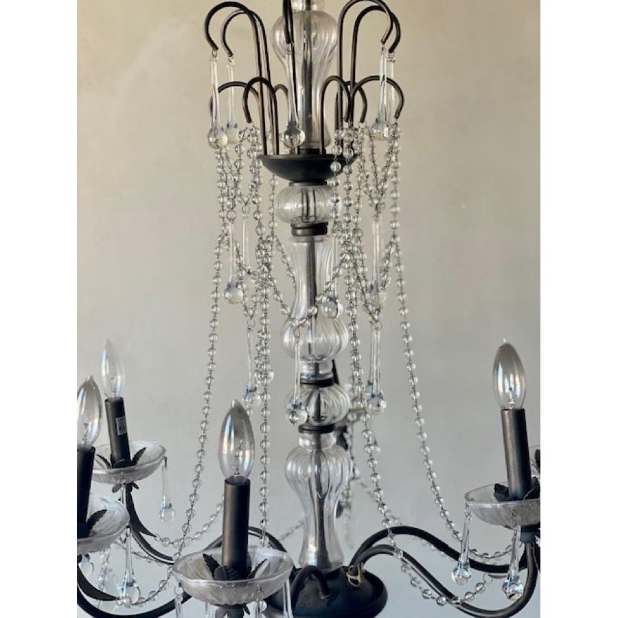Re-Edition Crystal Chandelier For Sale 1
