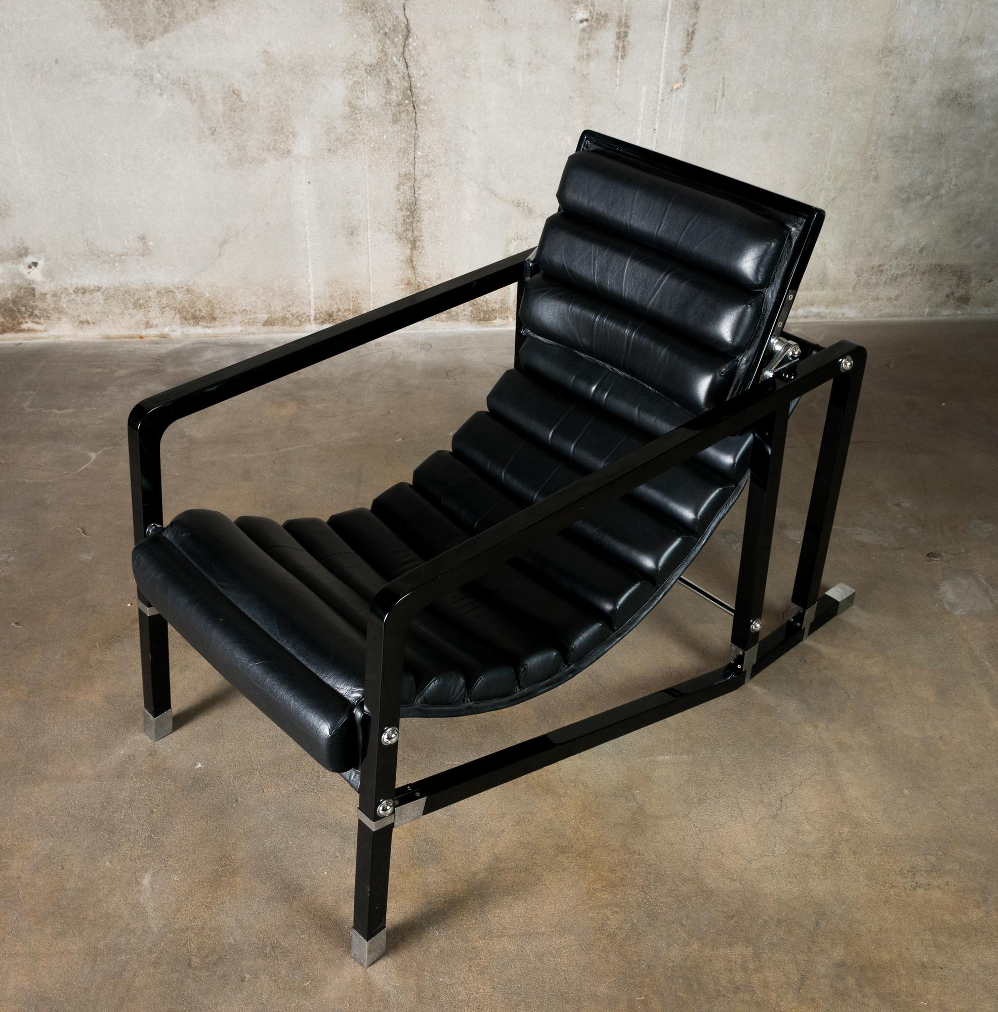Re-Edition Eileen Gray 'Transat' Stuhl (Messing)