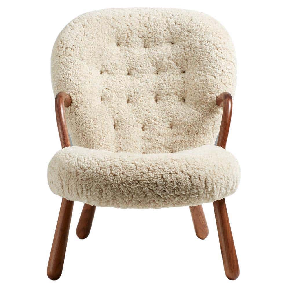 Re-Edition Sheepskin Clam Chair by Arnold Madsen For Sale at 1stDibs ...