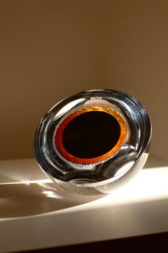 'Renaissance' Mirror Object in Mouth Blown Glass