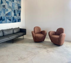 Pareja de sillas giratorias Michael Wolk para Directional