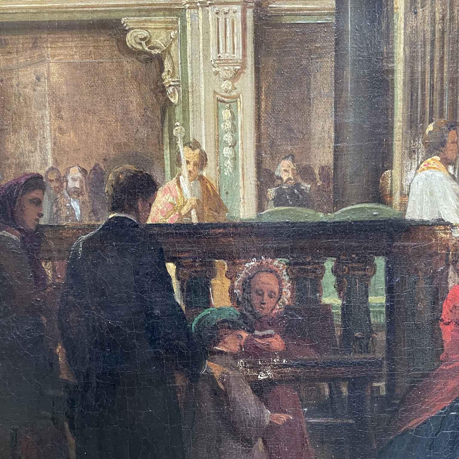 Re Vittorio Emanuele ii Nel Duomo Di Torino Dell'italiano Ferrero Gabriele 1866 1