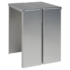 Taburete RE-WORK, Aluminio cepillado