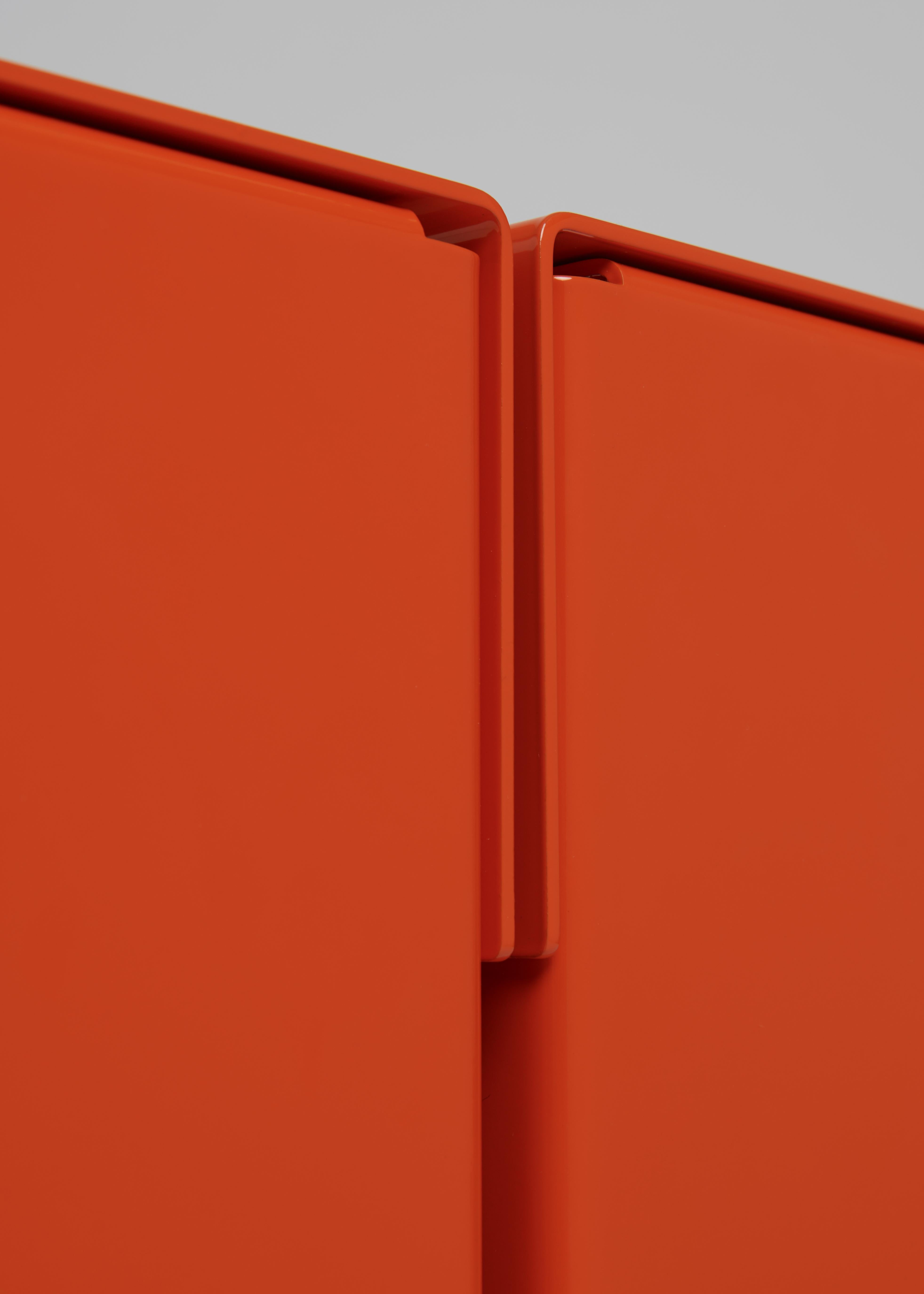 Brossé Tabouret RE-WORK, orange en vente