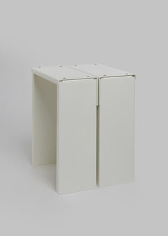 RE-WORK stool, White