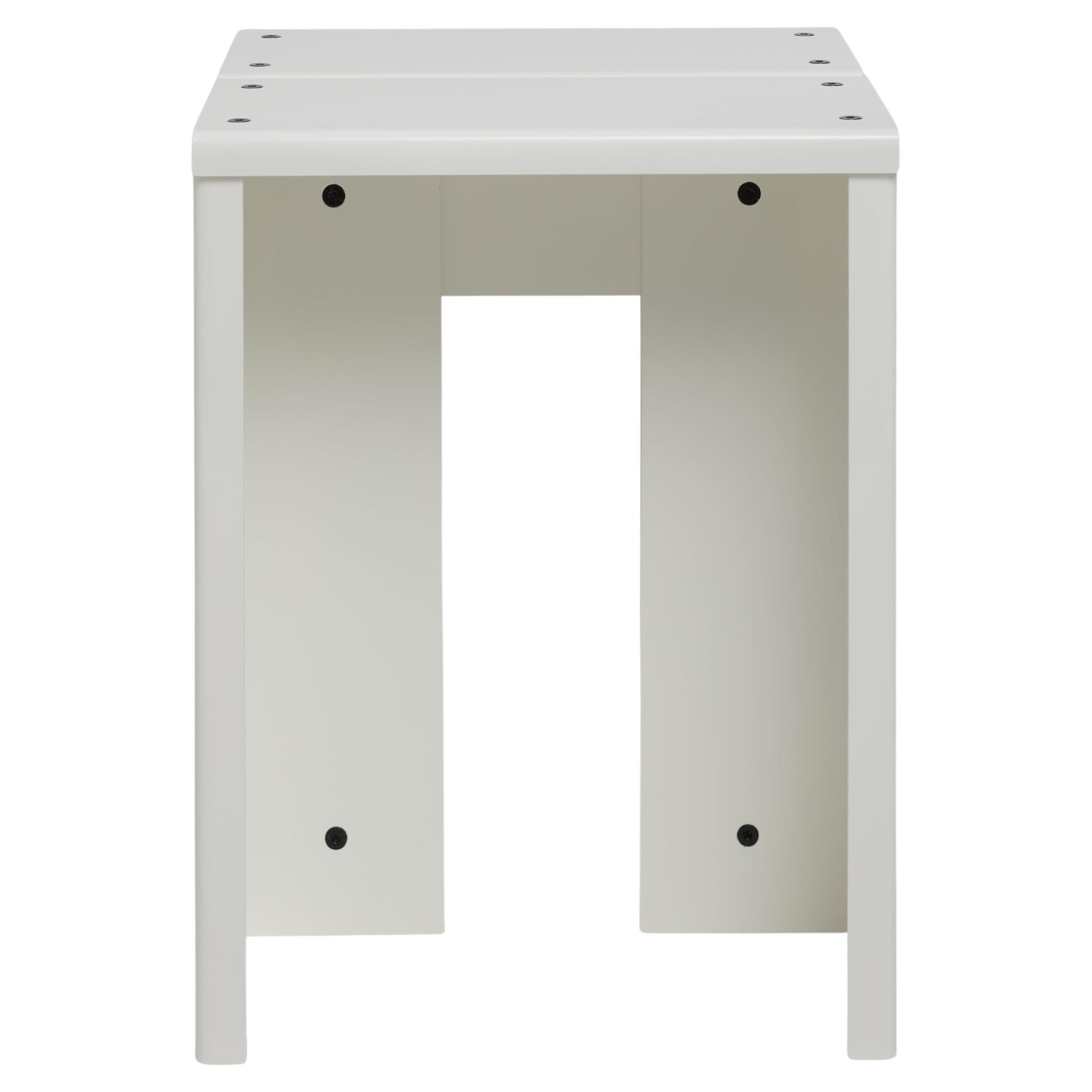 RE-WORK stool, White