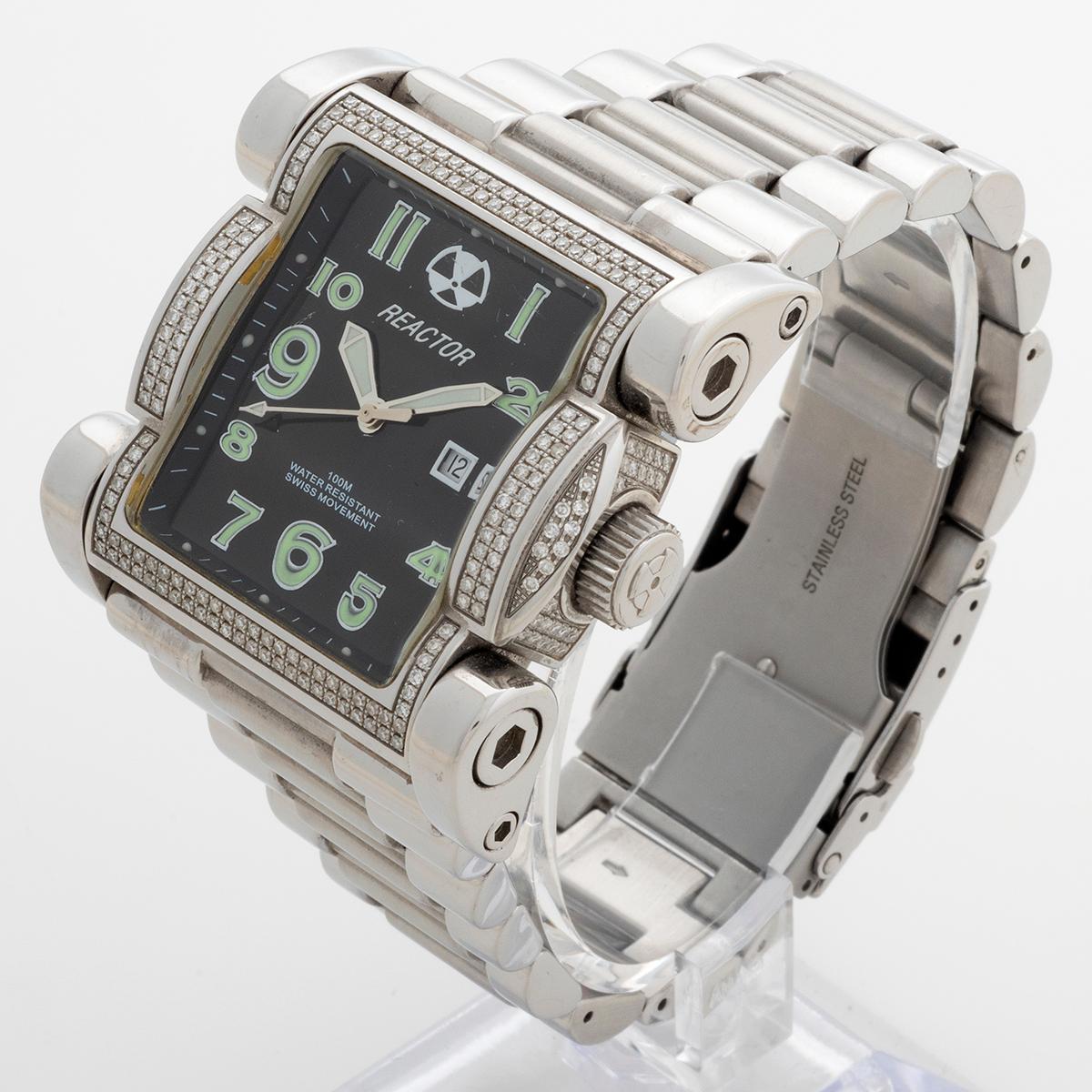 Reactor ION Mid Limited Edition with 1.3ct Diamond Dial, Heavy Duty, 2000's For Sale 1