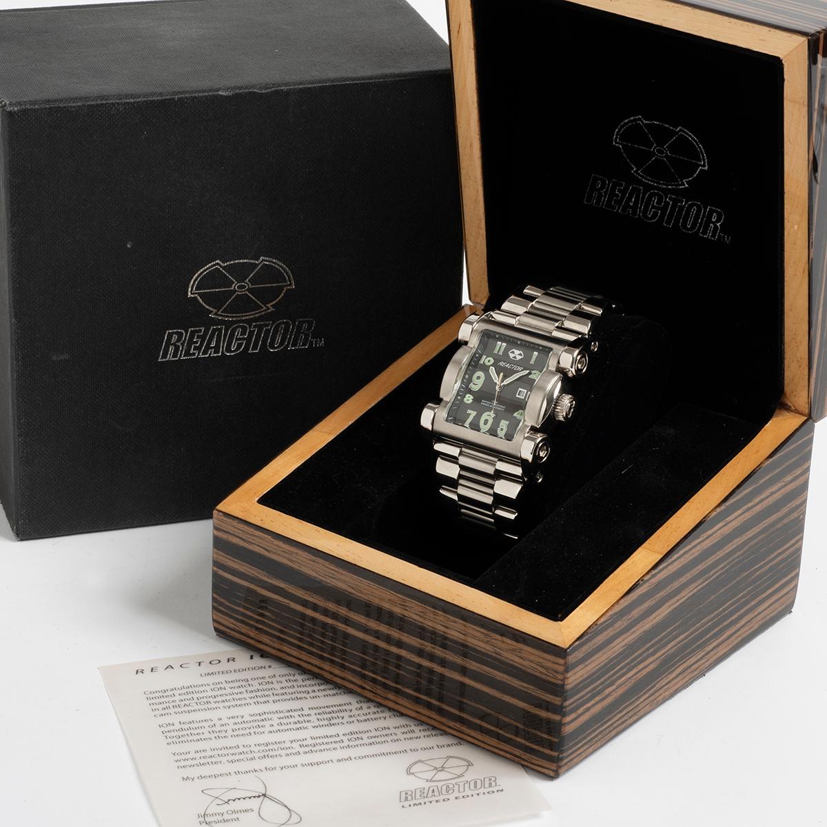 Femenino o masculino Reloj de pulsera Reactor ION Mid Edición Limitada, acero inoxidable, Año 2000. en venta