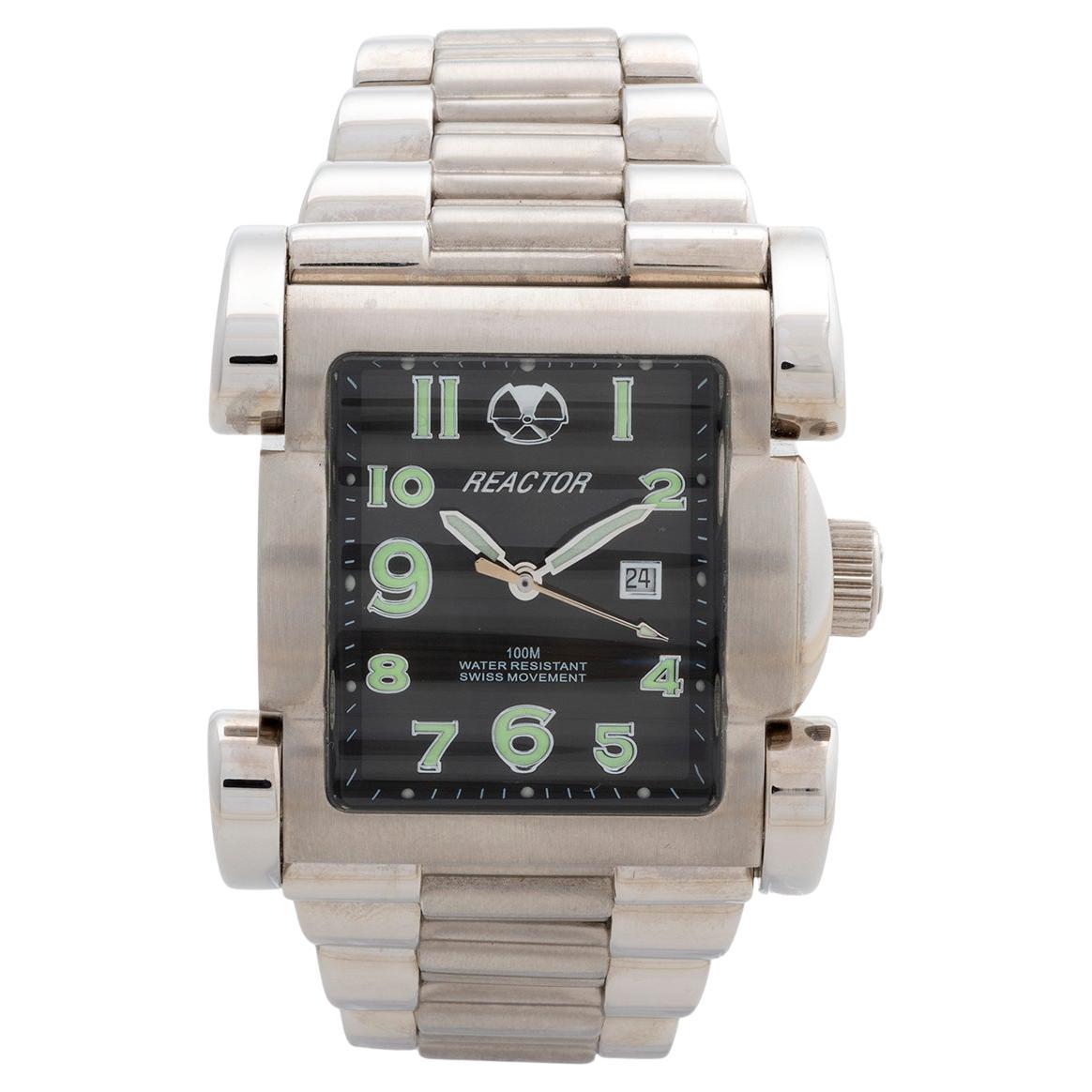 Reloj de pulsera Reactor ION Mid Edición Limitada, acero inoxidable, Año 2000.